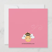 Modern mam-tot-Baby shower uitnodiging (Achterkant)