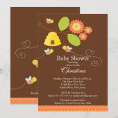 Modern mam-tot-Baby shower uitnodiging (Voorkant / Achterkant)