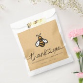 Modern mam-tot-bijen-Baby shower Bedankzakje (Gezegeld)