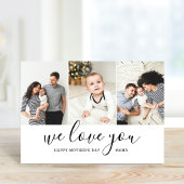 Modern Mama 3 Photo Collage Moederdag Kaart