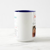 Modern Mama Finder Foto Profiel Ontwerp Mok (Midden)