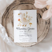 Modern Mama Goose Baby shower Kaart