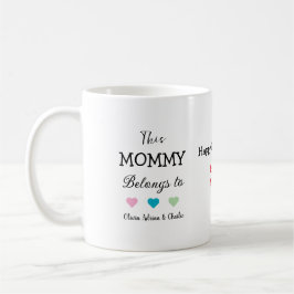 Modern Mama Kind Namen Schattigee Harten Custom Gi Koffiemok