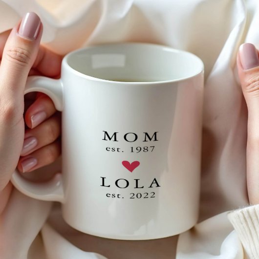 Modern mama | Lola jaar van oprichting koffiemok