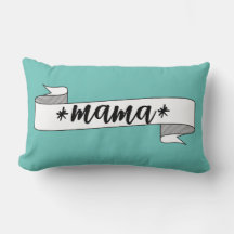 Modern mammagebaar in blauw en wit