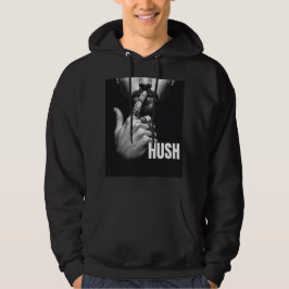 Modern Man Gebaar om Stilte te Vragen HUSH Grafisc Hoodie