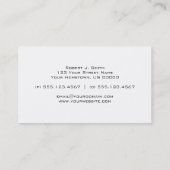 Modern Man Visitekaartje (Achterkant)