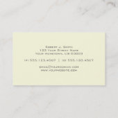 Modern Man Visitekaartje (Achterkant)