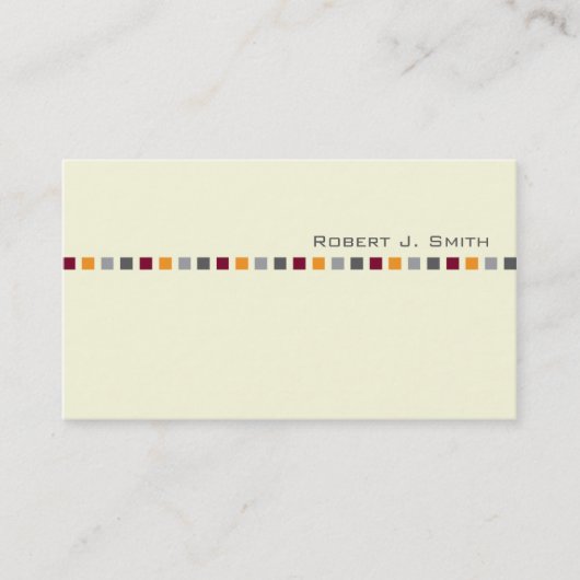 Modern Man Visitekaartje (Voorkant)