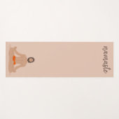 Modern Man Yogi Oefening Poses Namaste Vrede Yogamat (Voorkant (horizontaal))