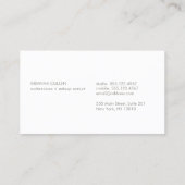 Modern Mandala Circle Logo, Beauty Salon Visitekaartje (Achterkant)