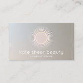 Modern Mandala Circle Logo, Beauty Salon Visitekaartje (Voorkant)