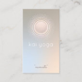 Modern Mandala Circle Logo, Yoga Instructor Visitekaartje (Voorkant)