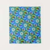 MODERN Mandala COLOR GREEN ROOS TAPESTRY Wandkleed (Voorkant)