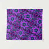 MODERN Mandala COLOR PINK DEEP ROOS TAPESTRY Wandkleed (Voorkant (horizontaal))