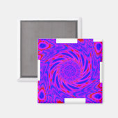 MODERN MANDALA COLOR PINK MAGNEET (Voorkant / Achterkant)