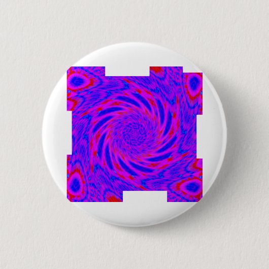 MODERN MANDALA COLOR PINK RONDE BUTTON 5,7 CM (Voorkant)