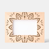 Modern Mandala Laser geëtst Afbeelding Lijst Gegraveerde Lijstjes (Voorkant)