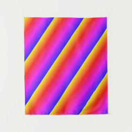 MODERN Mandala LINES - PINK PAARS ORANJE ROOS Wandkleed