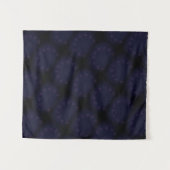 MODERN Mandala LINES - PINK PLUE ROOS Tapestry Wandkleed (Voorkant (horizontaal))