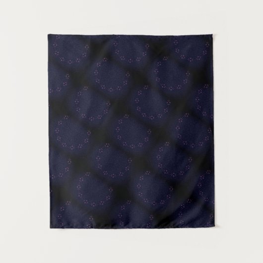 MODERN Mandala LINES - PINK PLUE ROOS Tapestry Wandkleed (Voorkant)