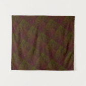 MODERN Mandala LINES - RED - BROWN Tapestry Wandkleed (Voorkant (horizontaal))