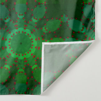 MODERN Mandala LINES -RED-GREEN- ROOS Tapestry Wandkleed