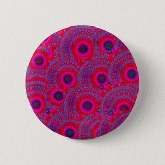 MODERN MANDALA ROOS COLOR PINK RONDE BUTTON 5,7 CM