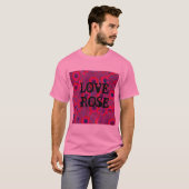 MODERN MANDALA ROOS COLOR PINK T-SHIRT (Voorkant volledig)