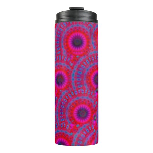 MODERN MANDALA ROOS COLOR PINK THERMOSBEKER (Voorkant)