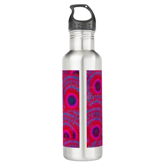 MODERN MANDALA ROOS COLOR PINK WATERFLES  (Achterkant)