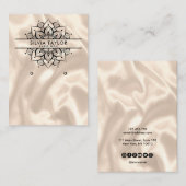 Modern Mandala Verooringskaart Visitekaartje (Voorkant / Achterkant)