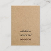 Modern Mandala Verooringskaart Visitekaartje (Achterkant)