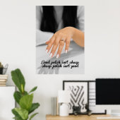 Modern Manicure & Beauty Wall Decor Poster (Thuiskantoor)