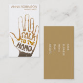 Modern Manicurist Nail Art Visitekaartje (Voorkant / Achterkant)