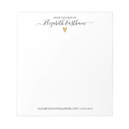 Modern Manuscript van het bureau van Blocnote