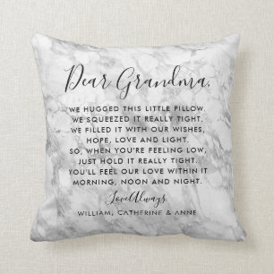 Modern Marble Beste oma Foto Moeder Kussen