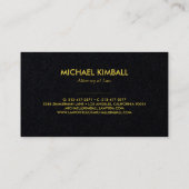 Modern Marble | Blauwgroene en goudplatter Visitekaartje (Achterkant)