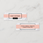 Modern Marble Clean Mini Visitekaartje (Voorkant / Achterkant)