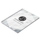 Modern Marble Customize with Your logo and website Notitieboek (Linkerzijde)
