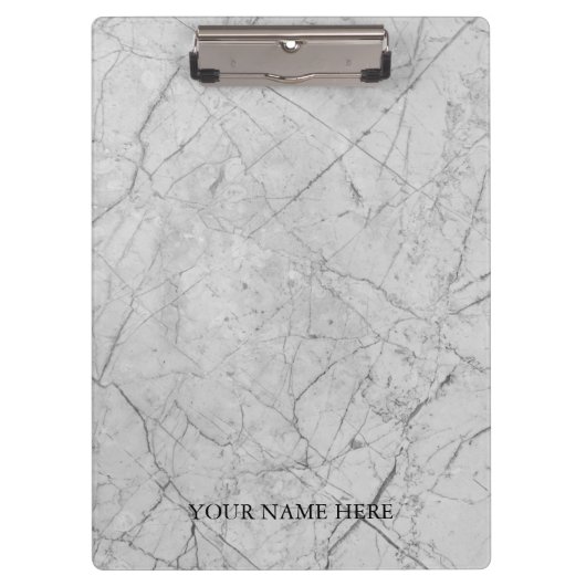 Modern Marble Designer - Gepersonaliseerd Klembord (Voorkant)
