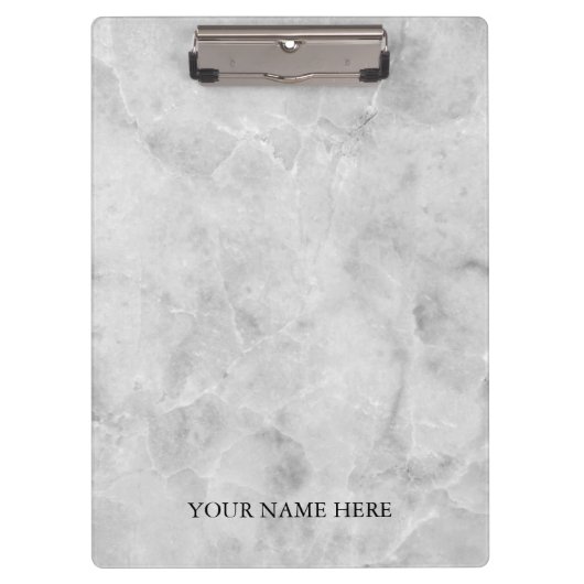 Modern Marble Designer - Gepersonaliseerd Klembord (Voorkant)