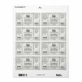 Modern Marble Face Serum Etiket (Full Sheet)