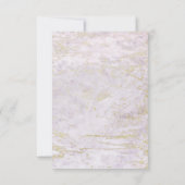 Modern Marble Fade Violet met Goud Aangepaste Foto Save The Date (Achterkant)