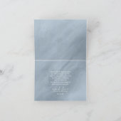 Modern Marble Glitter Bedankt Dusty Blue ID816 Kaart (Binnen)