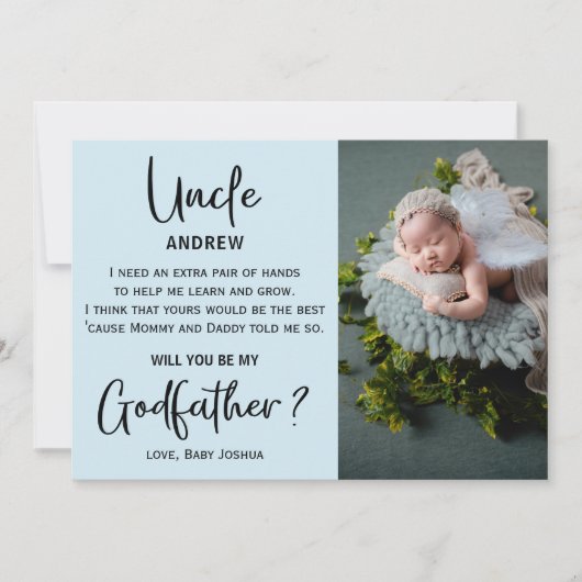 Modern Marble Godfather Foto Voorstel (Voorkant)