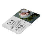 Modern Marble Godfather Foto Voorstel Magneet (Linkerzijde)