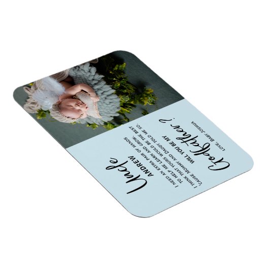 Modern Marble Godfather Foto Voorstel Magneet (Rechterzijde)