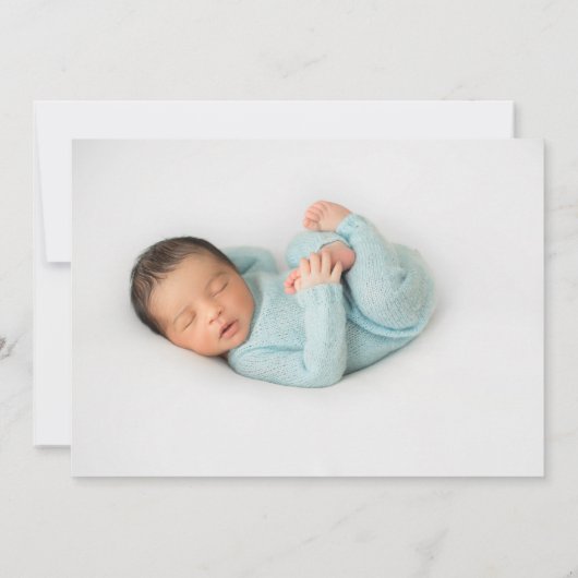 Modern Marble Godmoeder Photo Voorstel (Achterkant)