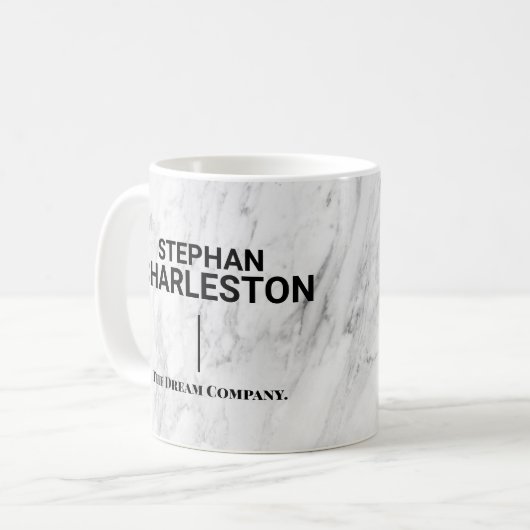 Modern Marble Koffiemok (Voorkant links)